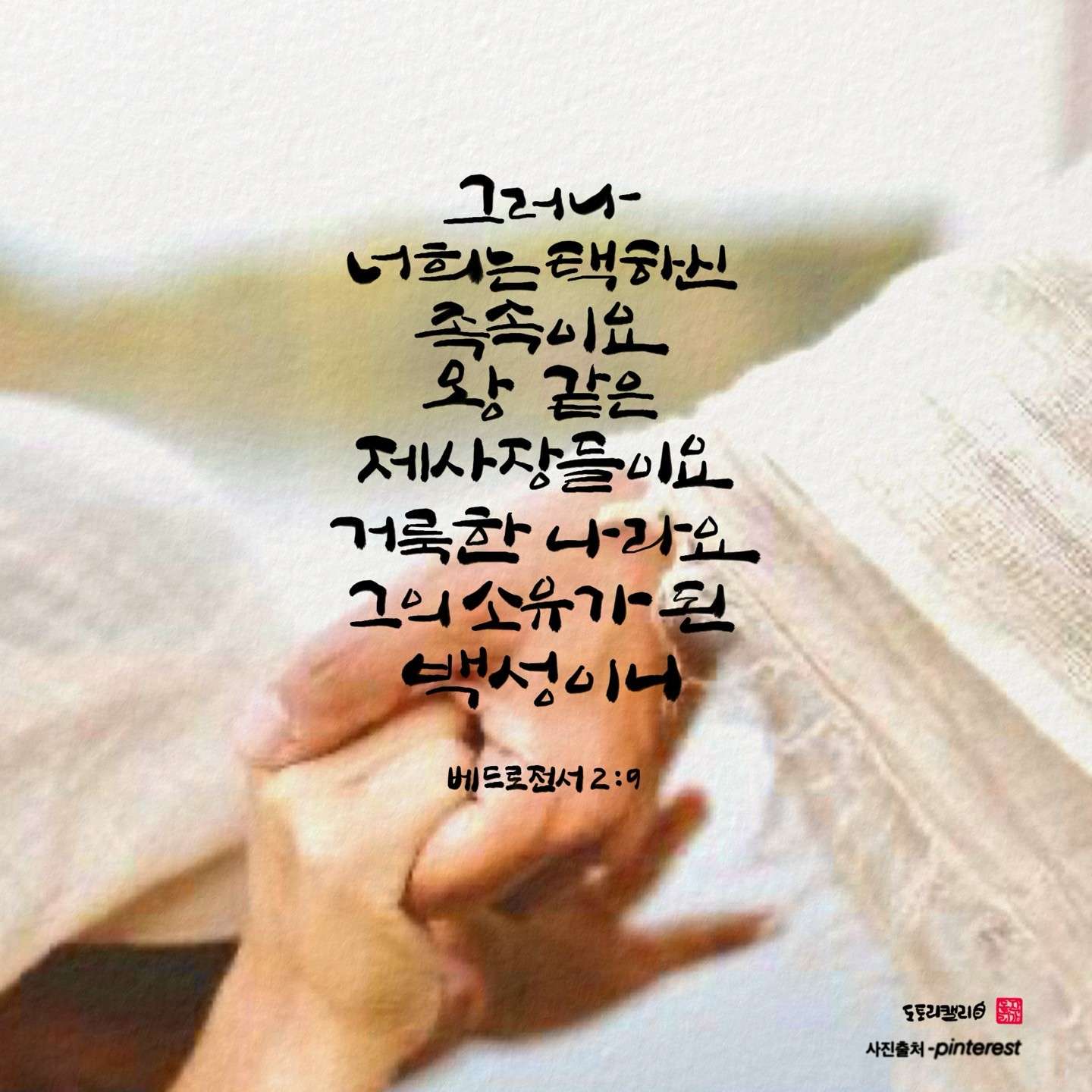 새 아침의 기도 24 벧전2장9절